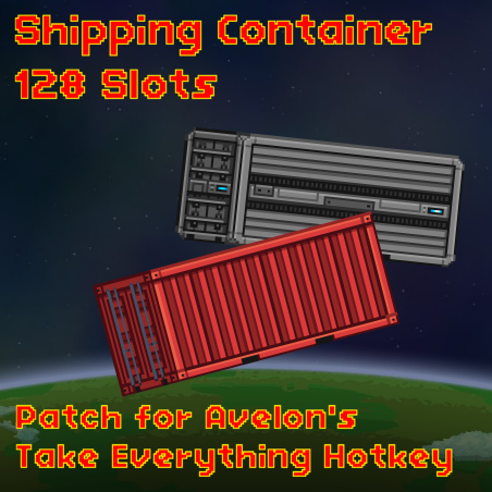 Shipping Container 128 TE Patch