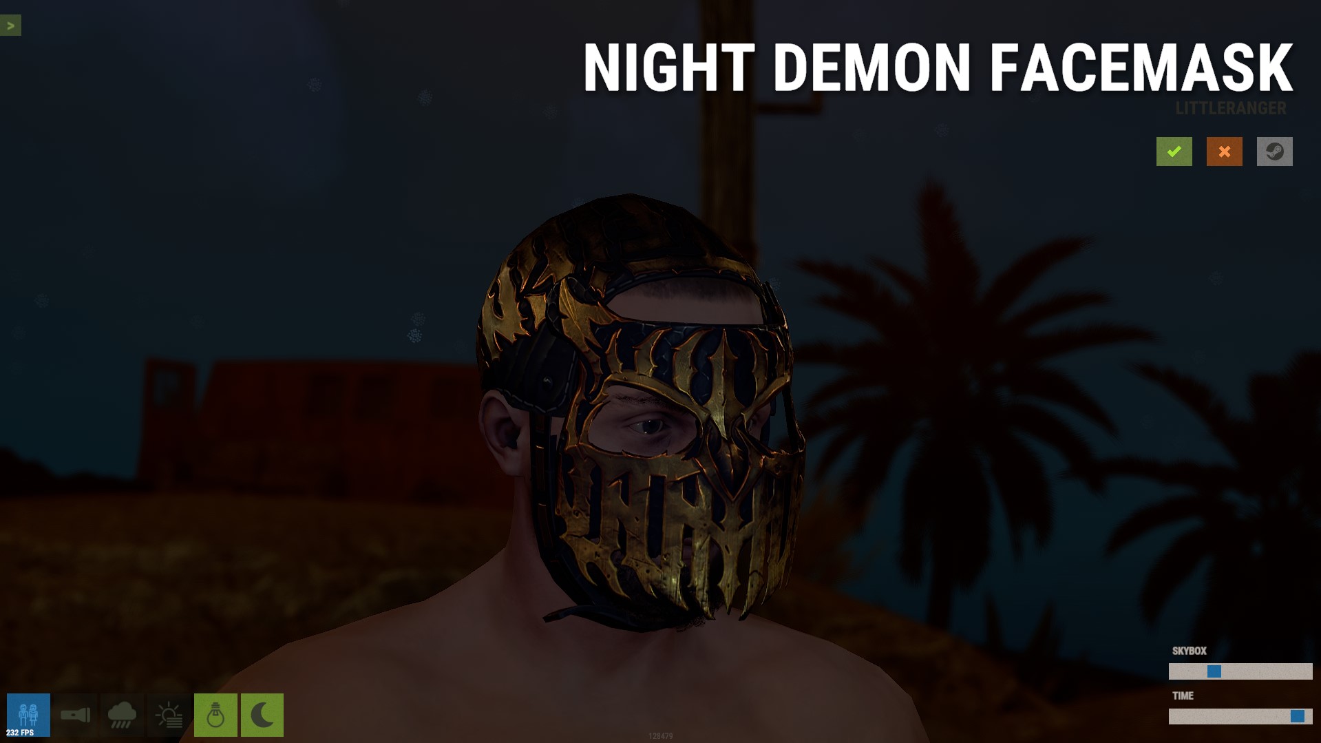 Night Demon Facemask thumbnail 5