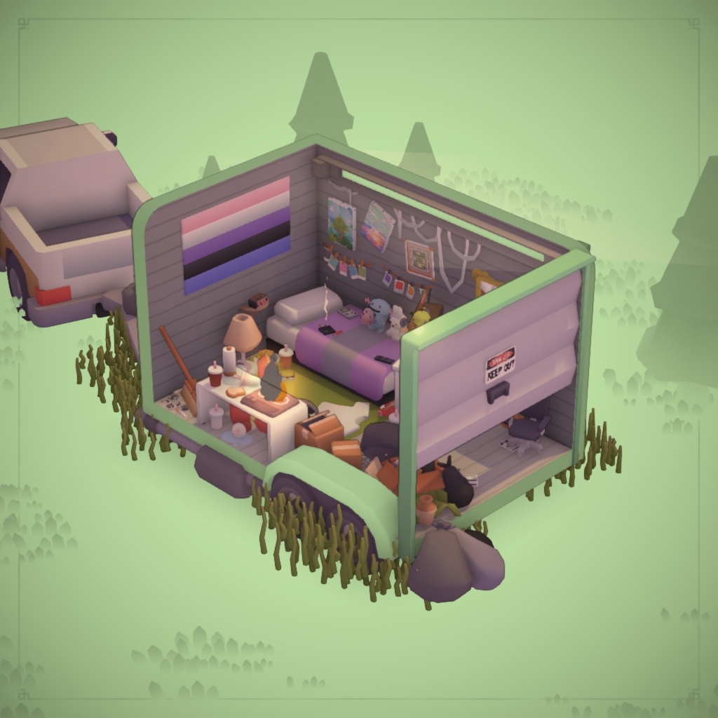 Cramped Trailer (now suitable for living!)