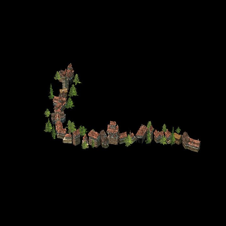 Overworld streets - freehand 1
