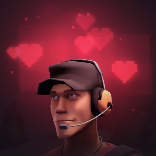 ★ Unusual: Pixel Hearts – Team Fortress 2 Mod