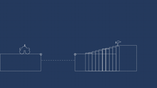 Stairs.