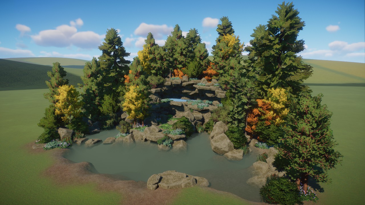 Waterfalls in the Forest