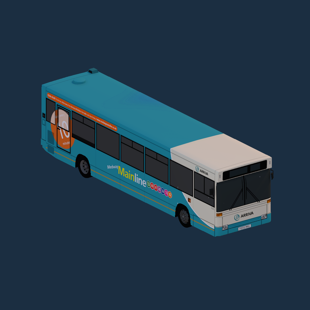 Dennis Dart SLF 10.7m - Arriva Medway Mainline (Faded)