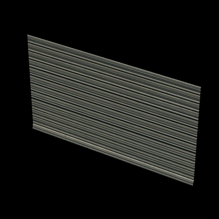 Corrugated wall 3x1 #1