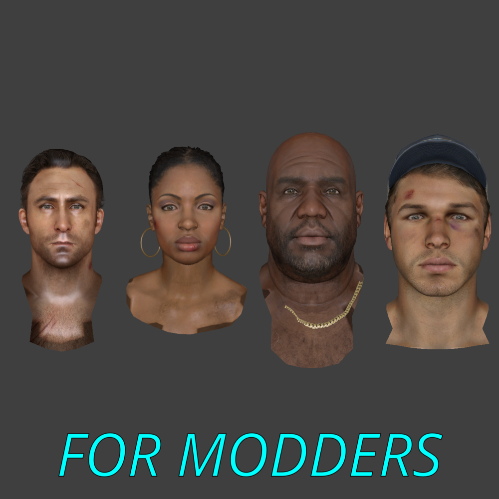 SURVIVOR HEADS [L4D2] FOR MODDERS
