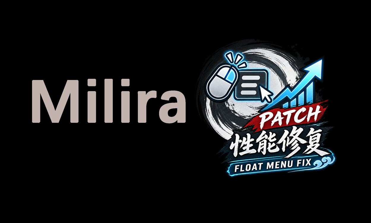 Milira Race - Float Menu Fix