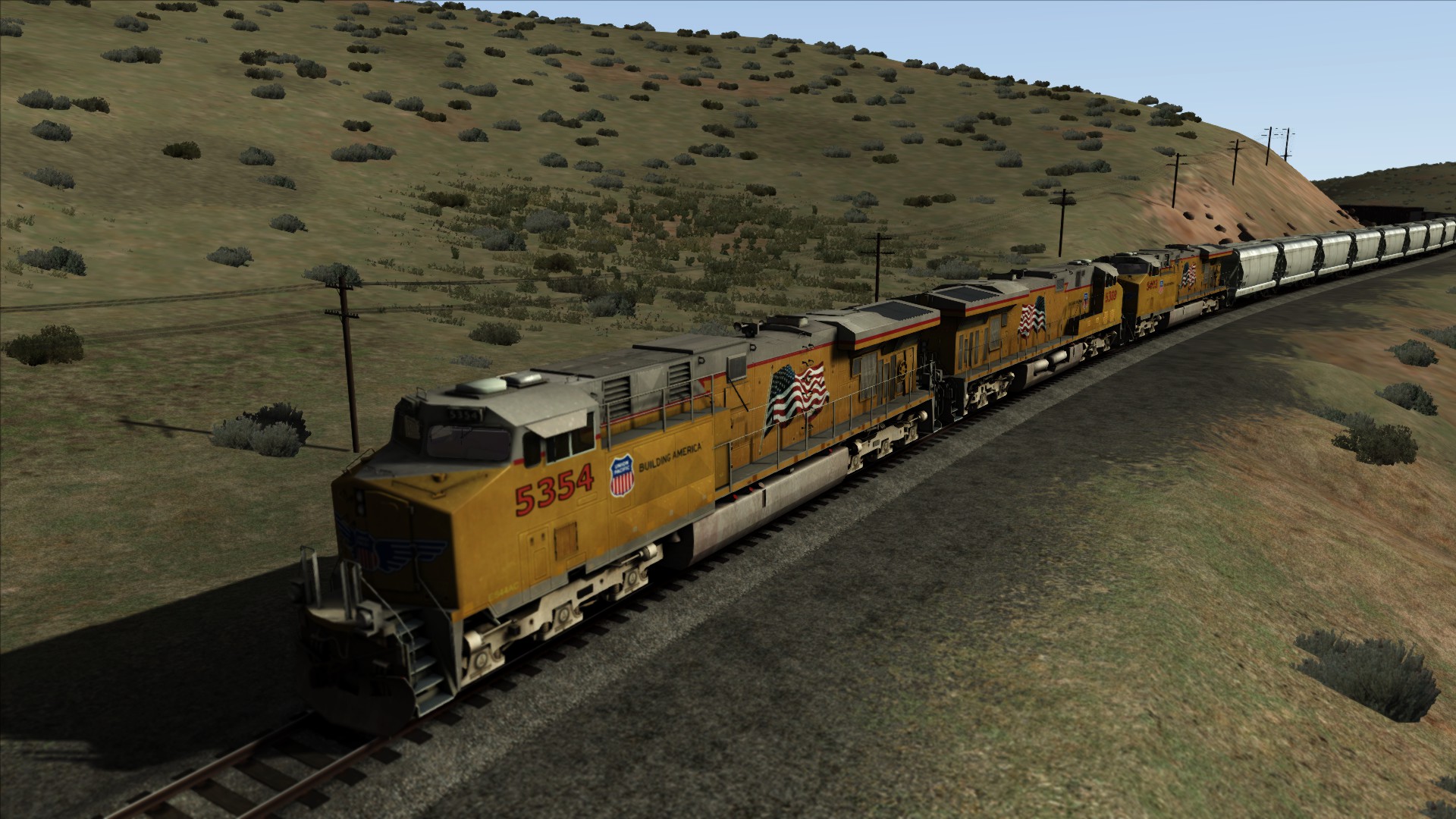 GE ES44AC UP Freight Wagons Evanston to Emory Part 1