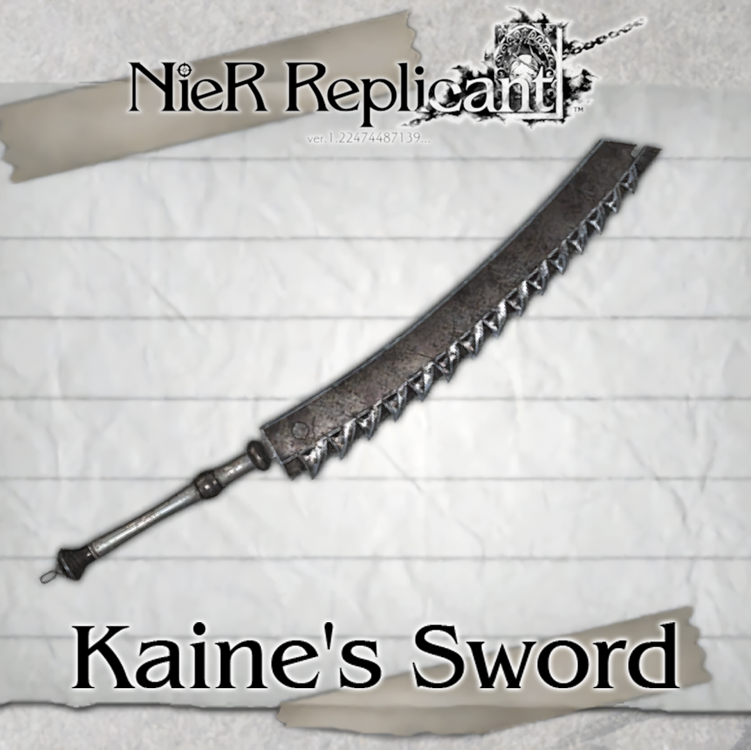 Kainé's Sword (Machete) NieR Replicant ver.1.22474487139... preview