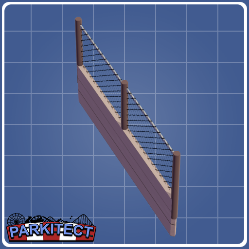 Rustic Chain-Link Fence