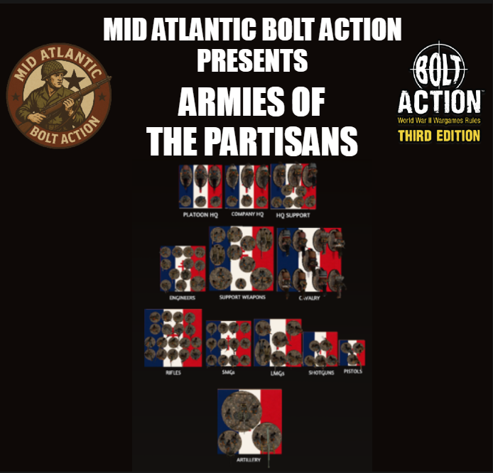 Mid Atlantic Bolt Action Armies of The Partisans