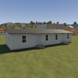 1960's 3 bedroom prefab house (unfurnished+side addon)