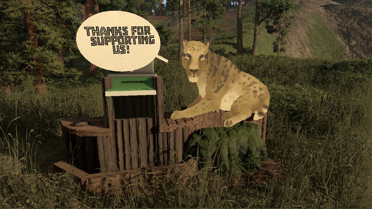 Smilodon "Thank You" Donation Box