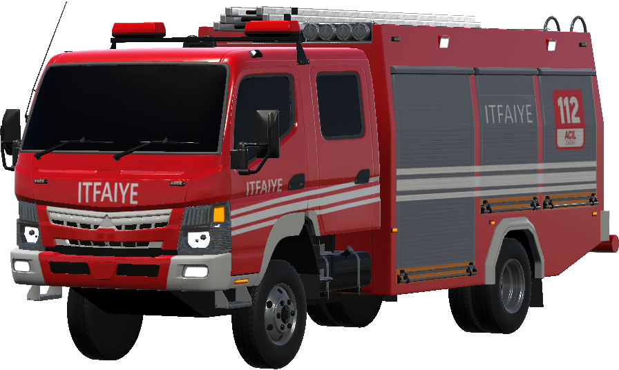itfaye araci turkish fire truck