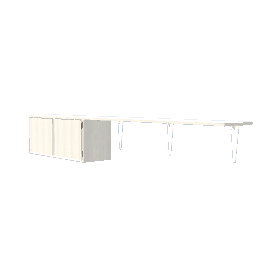 Hanging Garage Cabinet With Shelf