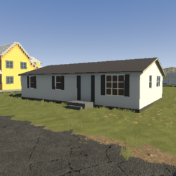 1970s 3 bedroom prefab house (unfurnished)