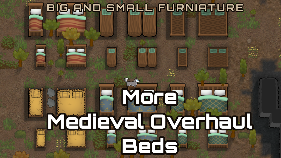 Big and Small Furniture - More Medieval Overhaul Beds preview