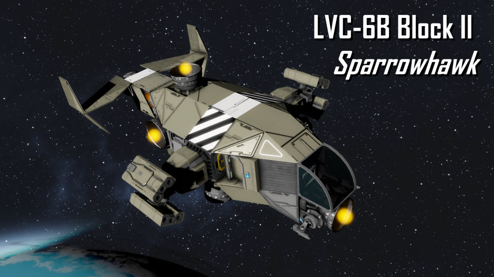 LVC-6B Block II Sparrowhawk - Missile Gunship