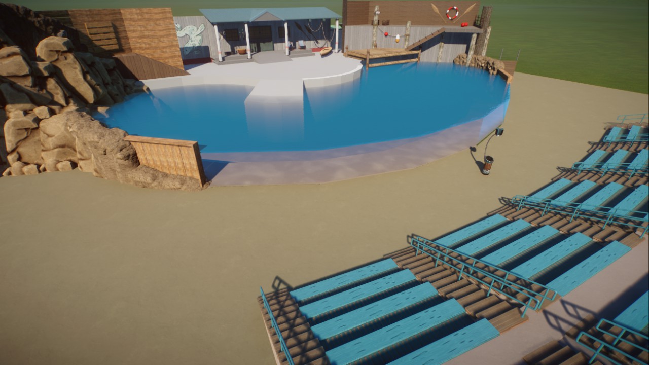 Seal Show Habitat - Toronga Zoo Recreation