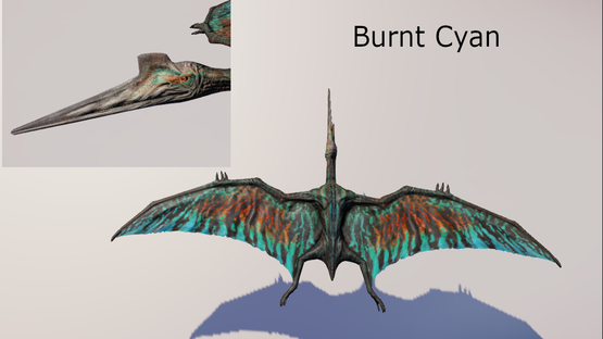 Burnt Cyan Ptera