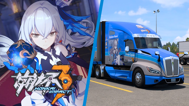 Kenworth T680 2022 Bronya Zaychik (Herrscher of Reason) - Honkai Impact 3 [Combo Skin]