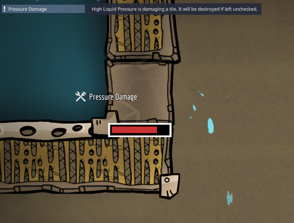 Pressure Damage Notification preview