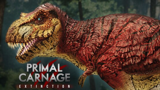 Crimson Coated Feathered Tyrannosaurus