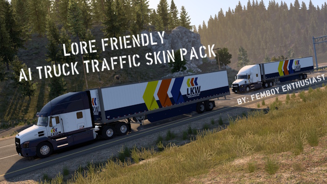 Lore Friendly AI Truck Traffic Pack preview