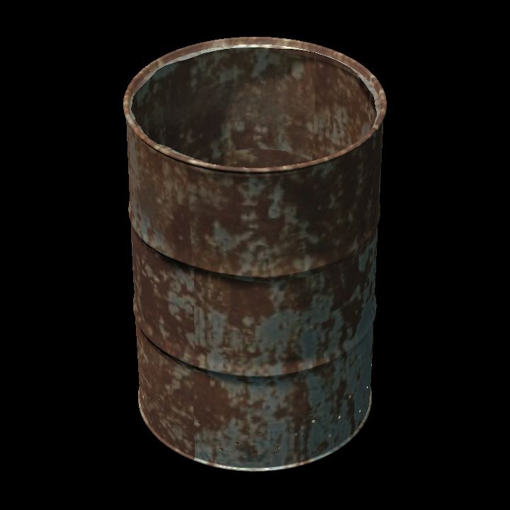 Barrel - rusty 1 open