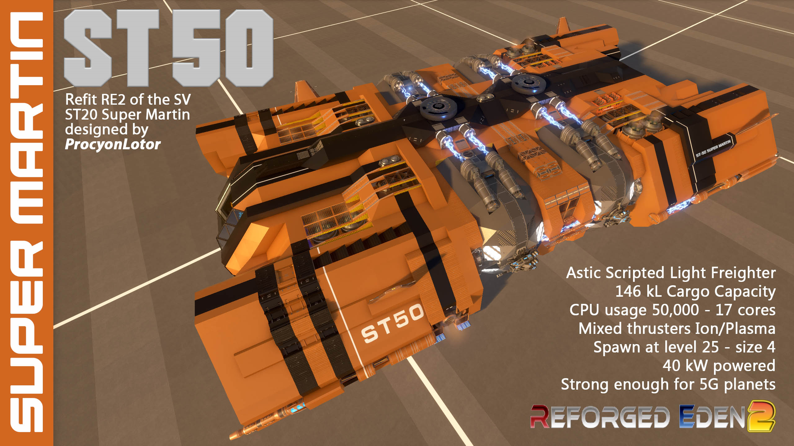 ST50 Super Martin plasma