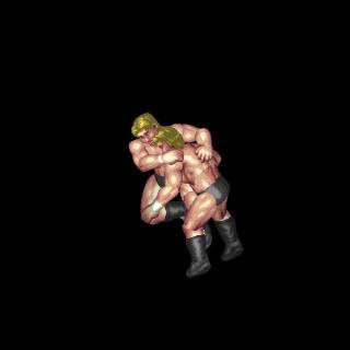Knee Smash Facebuster (Running)