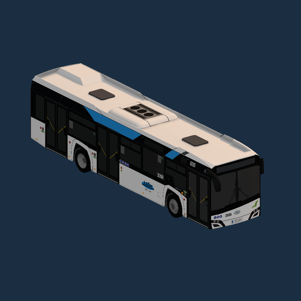 Lazar #2325 (niebieskie) - Solaris Urbino 12 IV