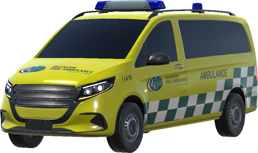 NZ Wellington Free Ambulance 11419