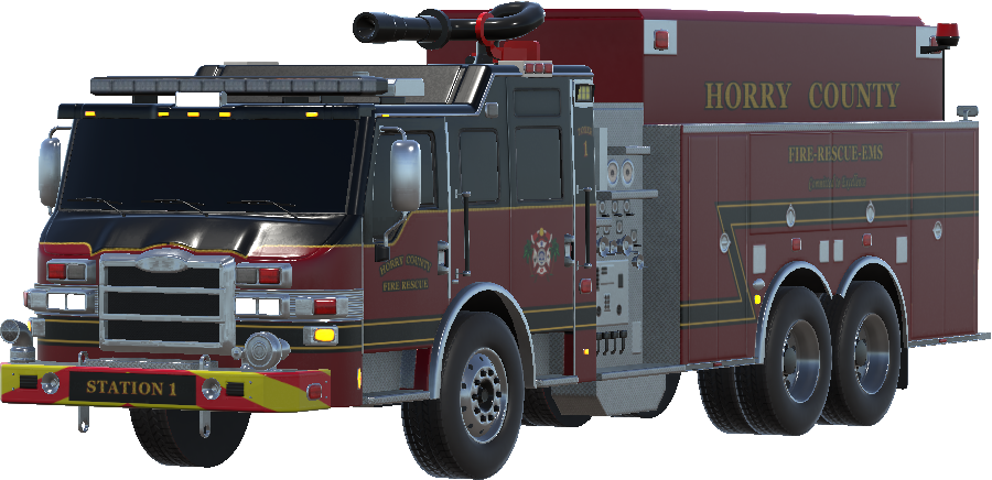 Horry County Fire Dept. Wildfire [4K]
