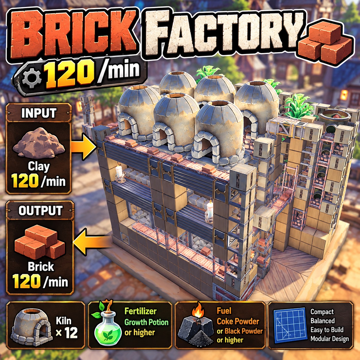 BRICK FACTORY — 120/min