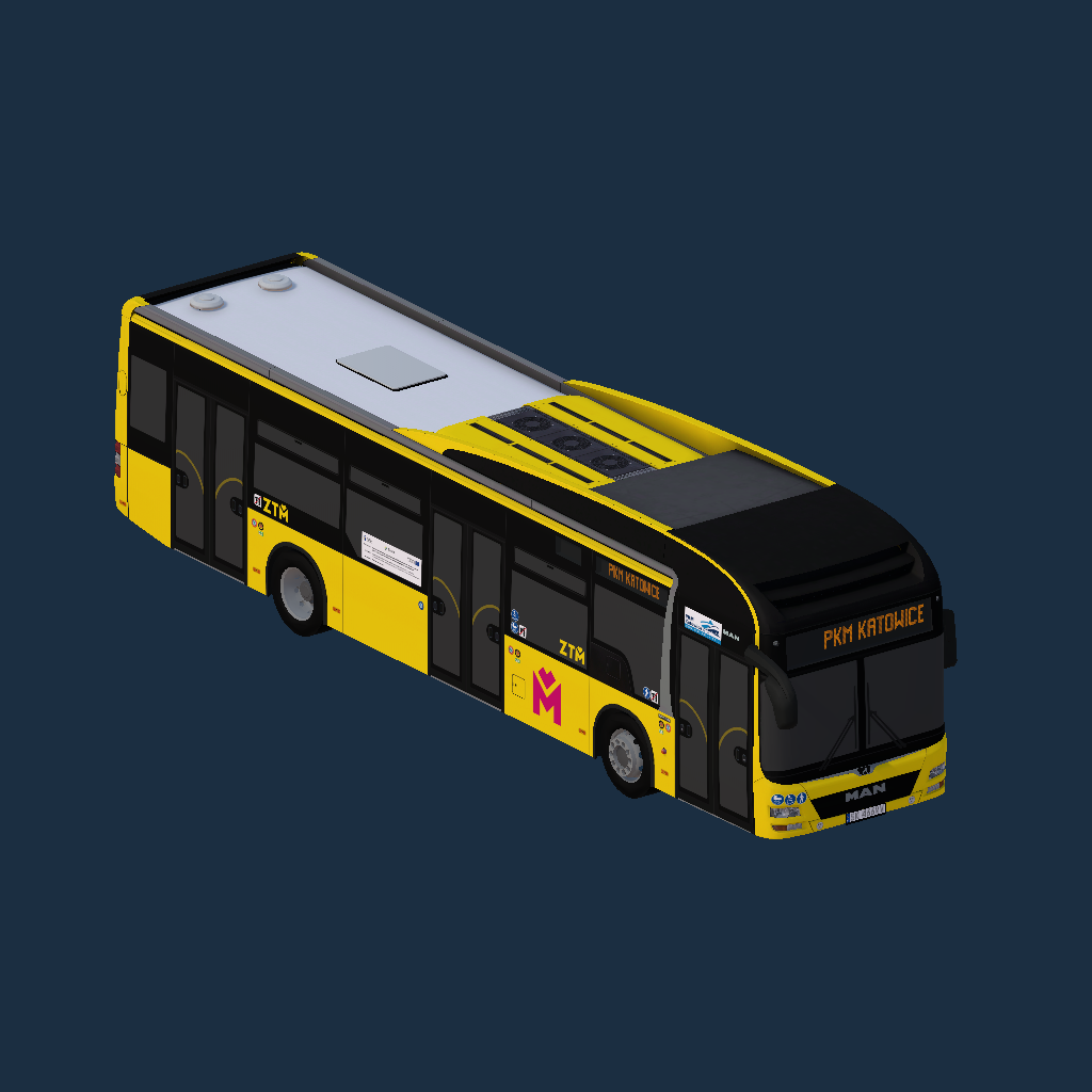 ZTM - PKM Katowice (Lion’s City A37 Hybrid, Fictional)