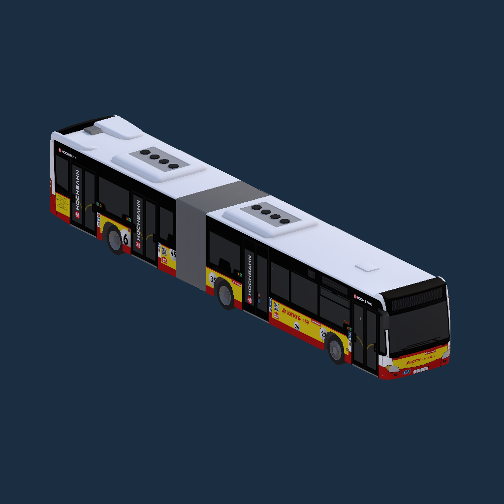 [DE] MB C2 G - Hamburger Hochbahn ''Lotto Hamburg''