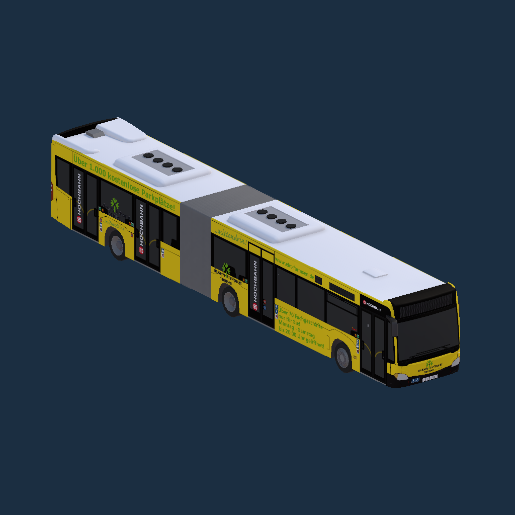 [DE] MB C2 G - Hamburger Hochbahn ''Einkaufszentrum Farmsen''