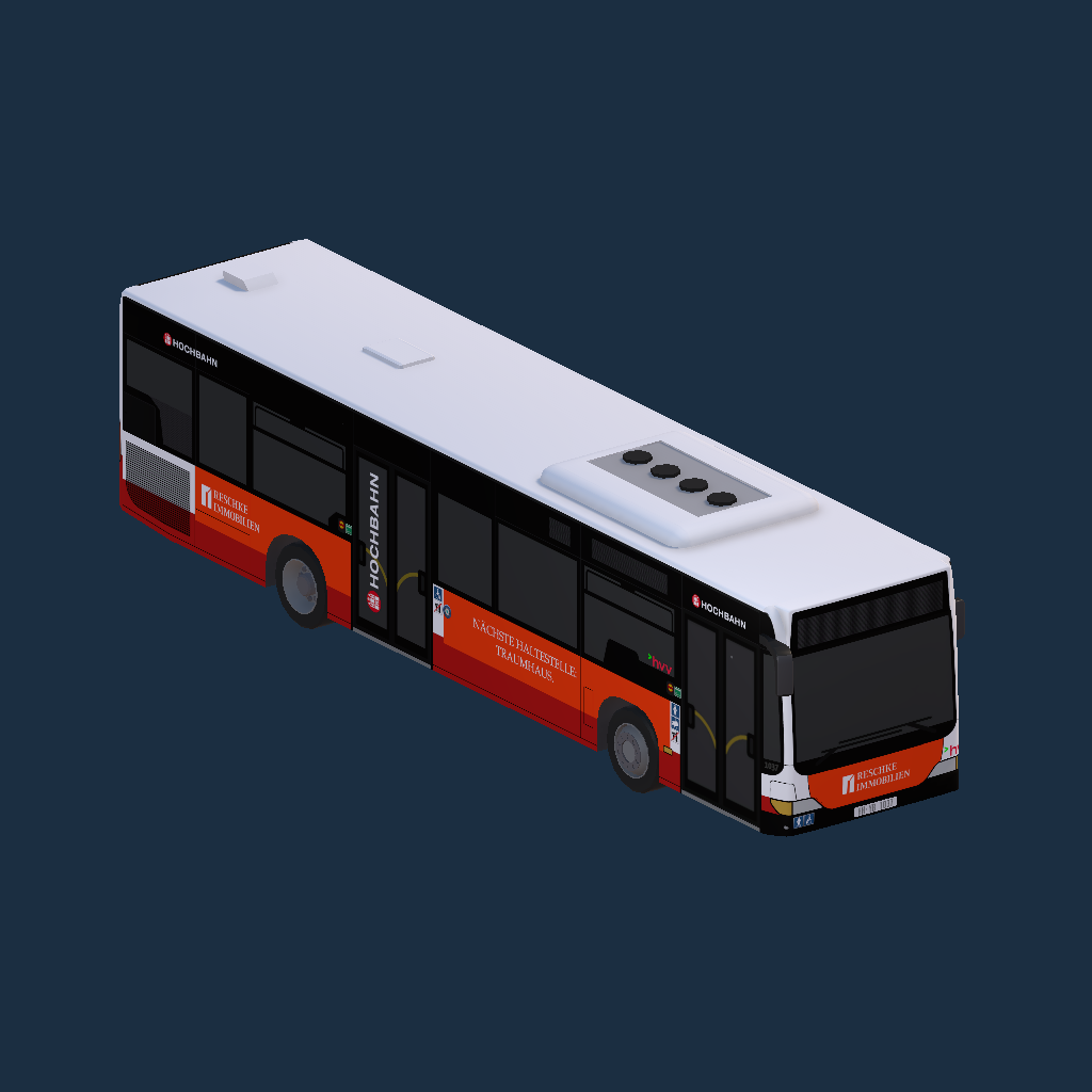 [DE] MB O530 FL - Hamburger Hochbahn ''Reschke Immobilien''