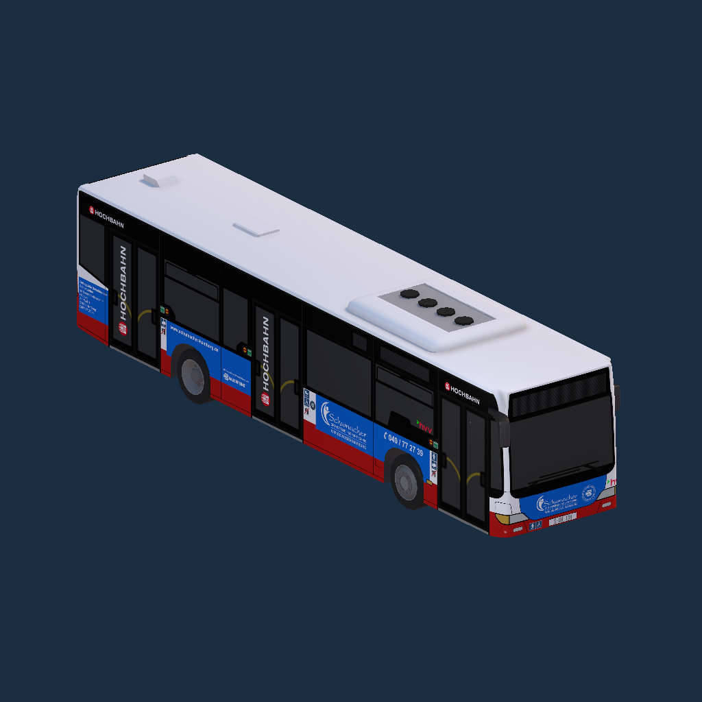 [DE] MB O530 FL - Hamburger Hochbahn ,,Schumacher Hamburg''