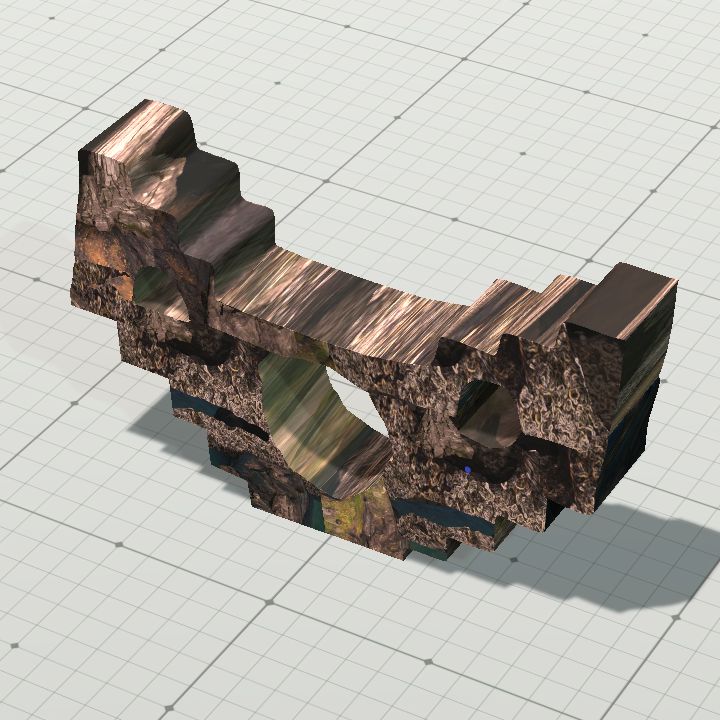 rough pelvis stairs textured