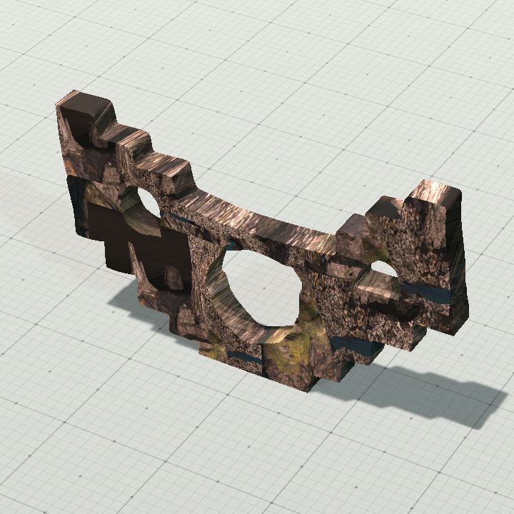 rough pelvis stairs thin textured