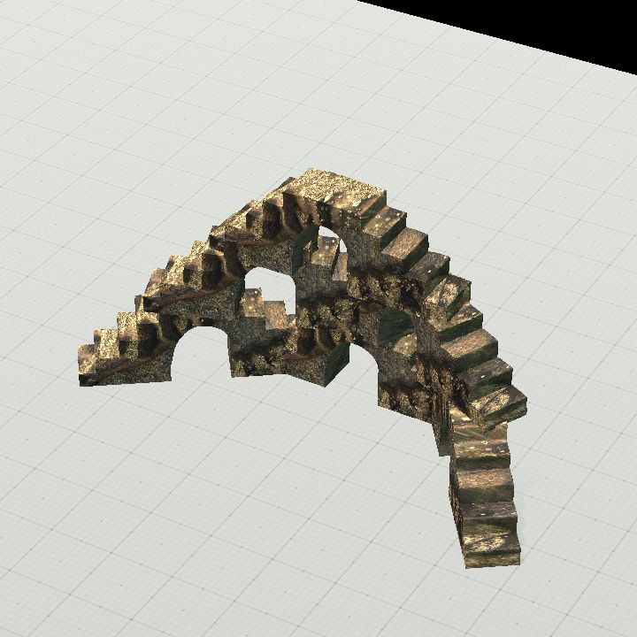 rough stair semisphere