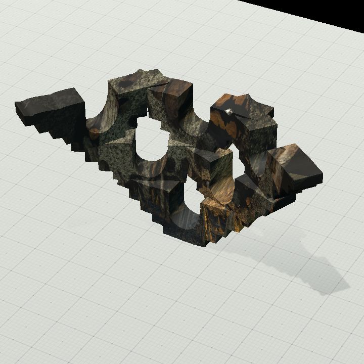rough stair semisphere inv 4