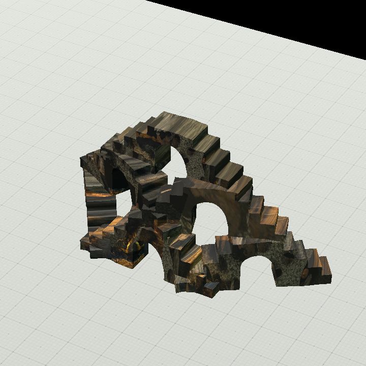 rough stair semisphere 4