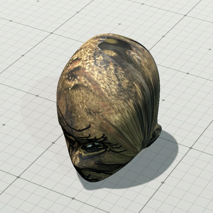 painted head