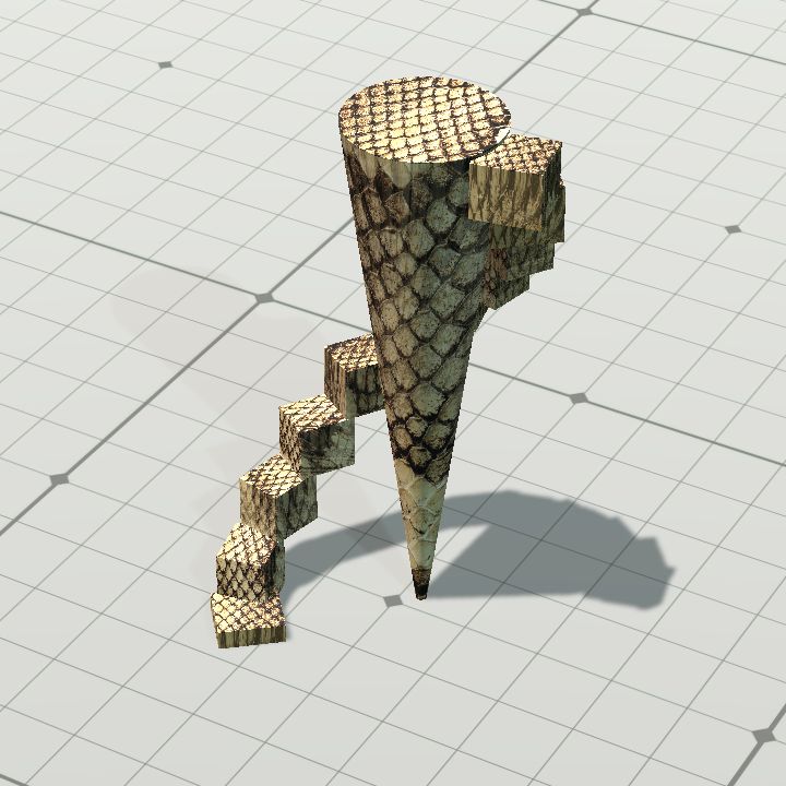 spiral stairs snake flipped