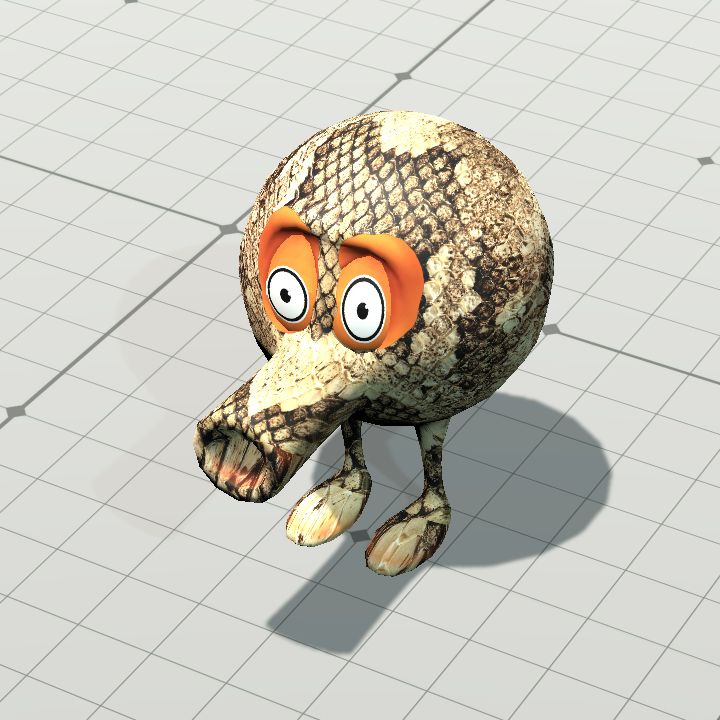 geometry jump man snake camo