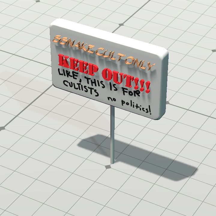 SSNAKE CULT SIGN