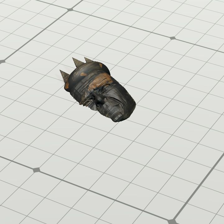 Ozymandias' Head w Crown textured
